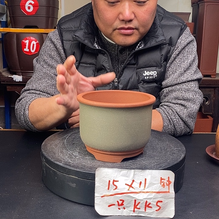 花盆紫砂货号一只KK5