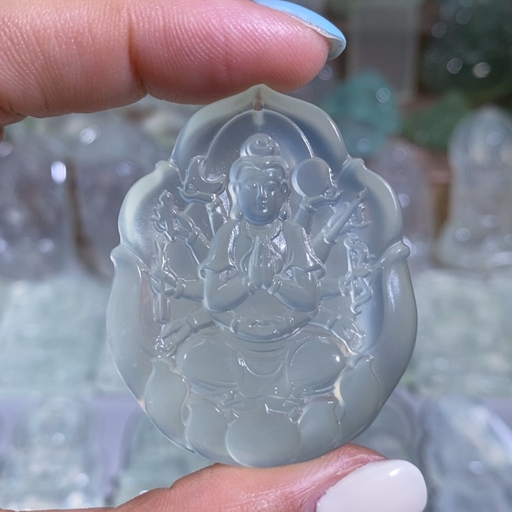 岫玉未镶嵌吊坠吊坠