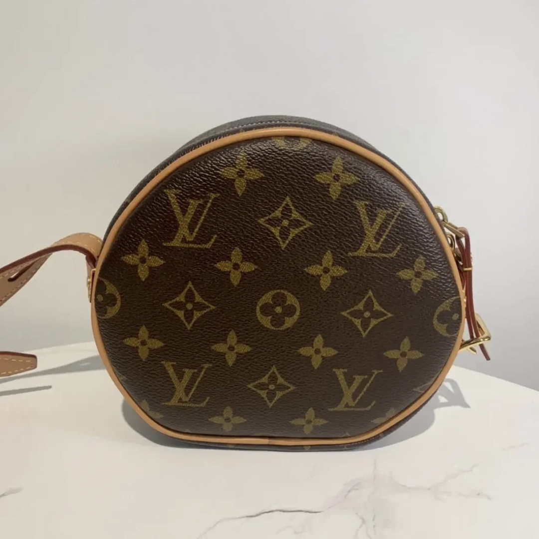 95新 LouisVuitton/路易威登 圆饼 软圆饼 小号 斜挎包 全原95新
