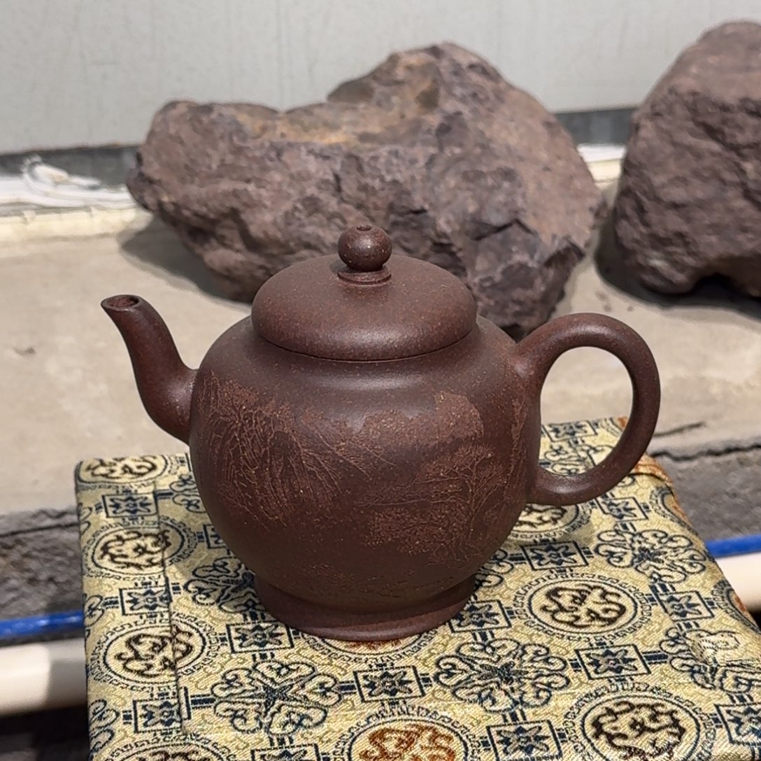 紫砂茶壶原矿原石的制作