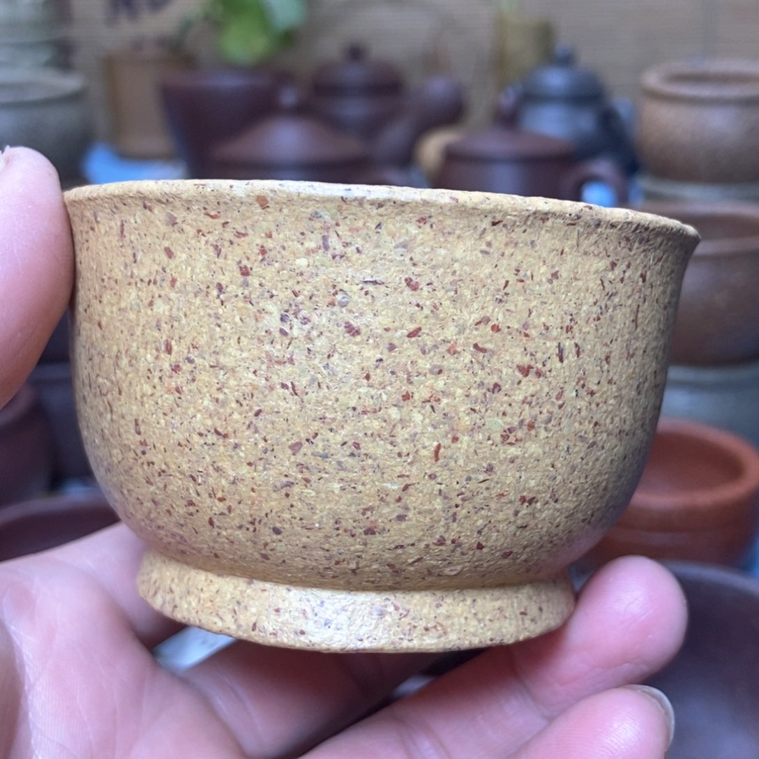 茶杯紫砂16目手工泥160毫升