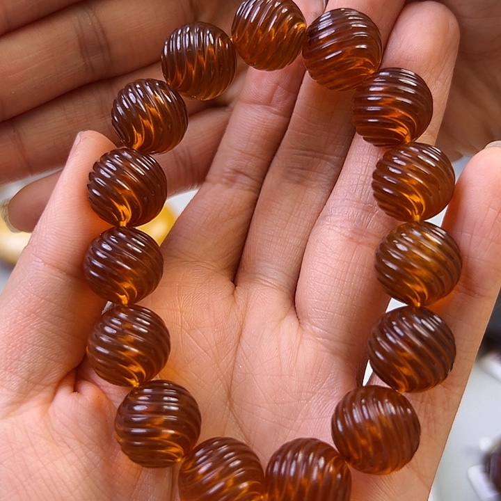 蜜蜡颈饰未镶嵌蜜蜡