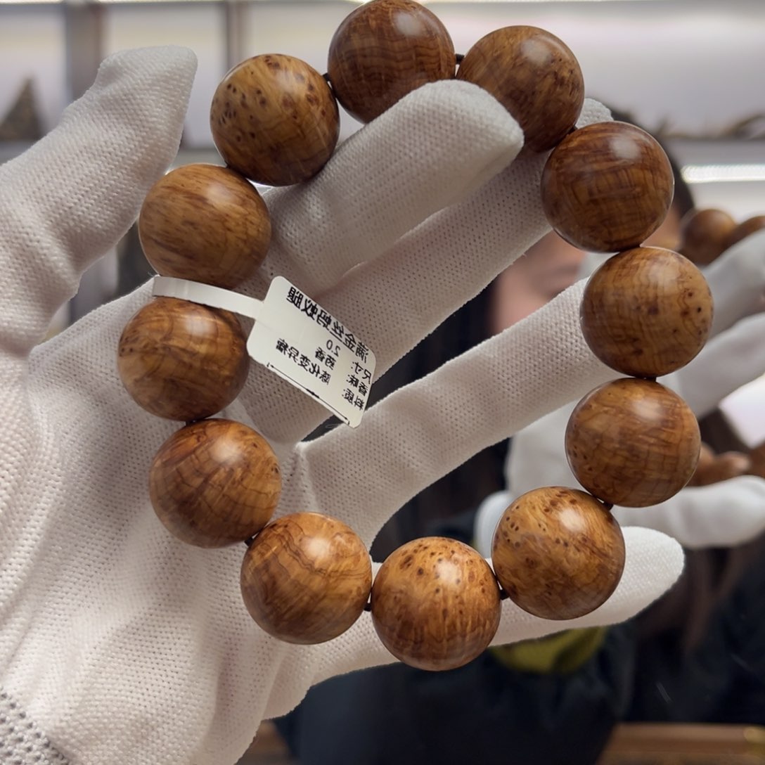 柏木（崖柏）手串/手链20陈化满金丝蚂蚁腿51药香