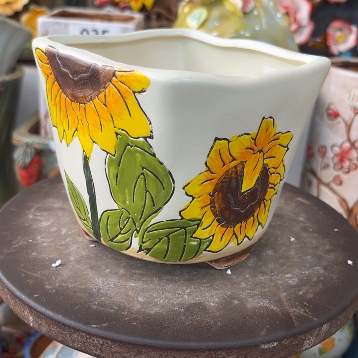 紫砂花盆粗陶材质多肉花盆