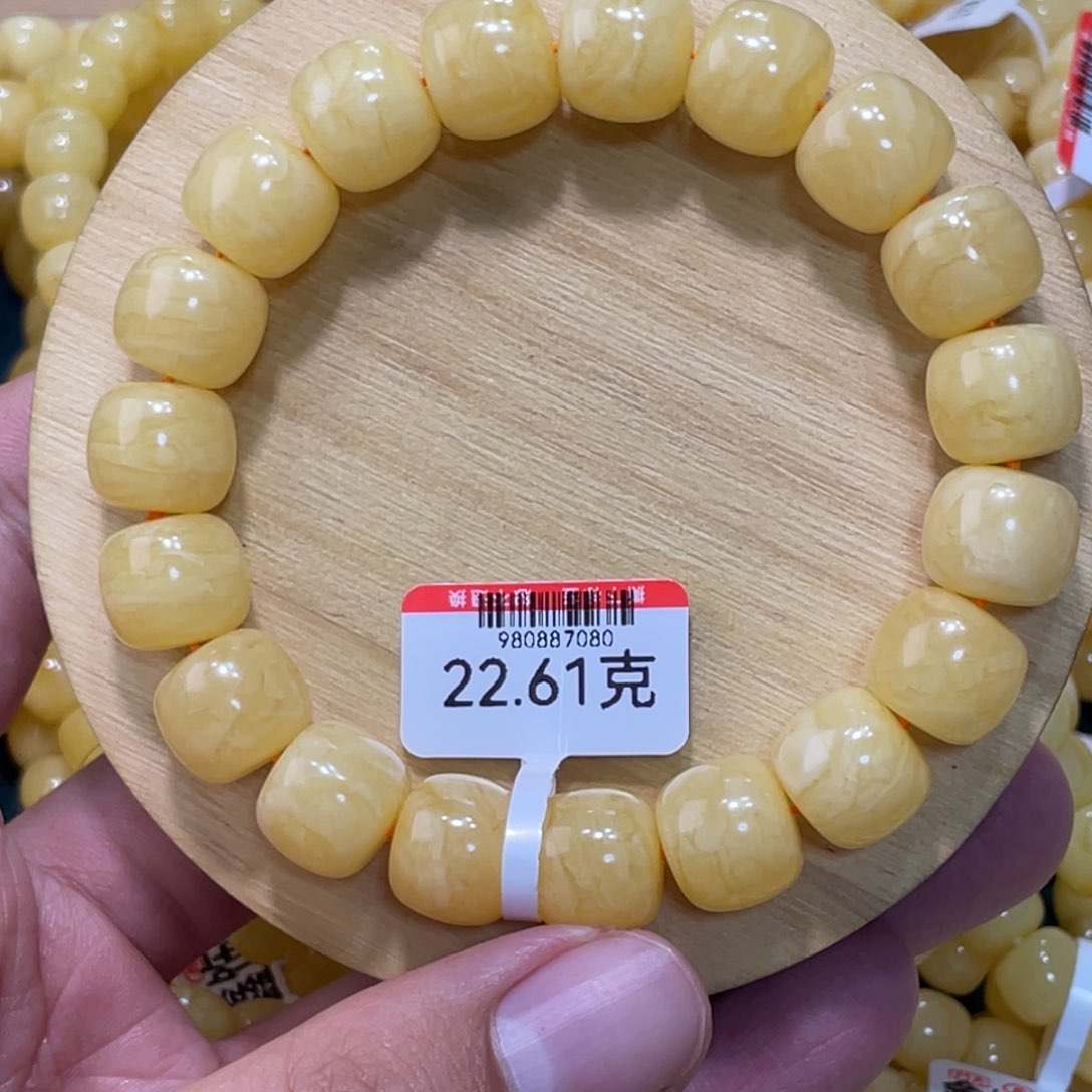 蜜蜡手链未镶嵌?****?蜜蜡