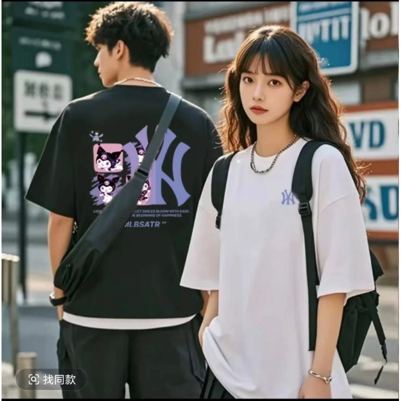 粉丝 【一折福利】夏季潮牌男女同款百搭圆领T恤