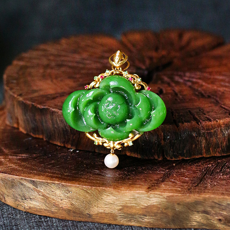 和田玉吊坠【9123AM】