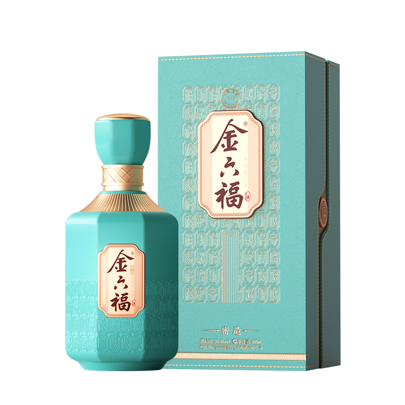 金六福密造 兼香型白酒 50.8度500mL*12瓶50.8度
