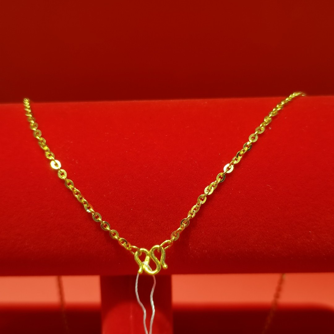 【金展珠宝】足金 O字链