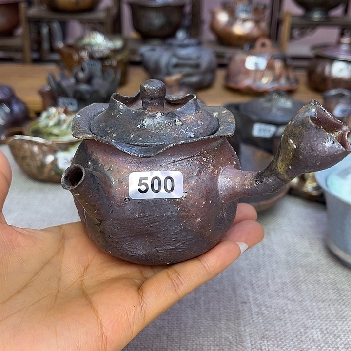 裸柴烧陶瓷手工茶器