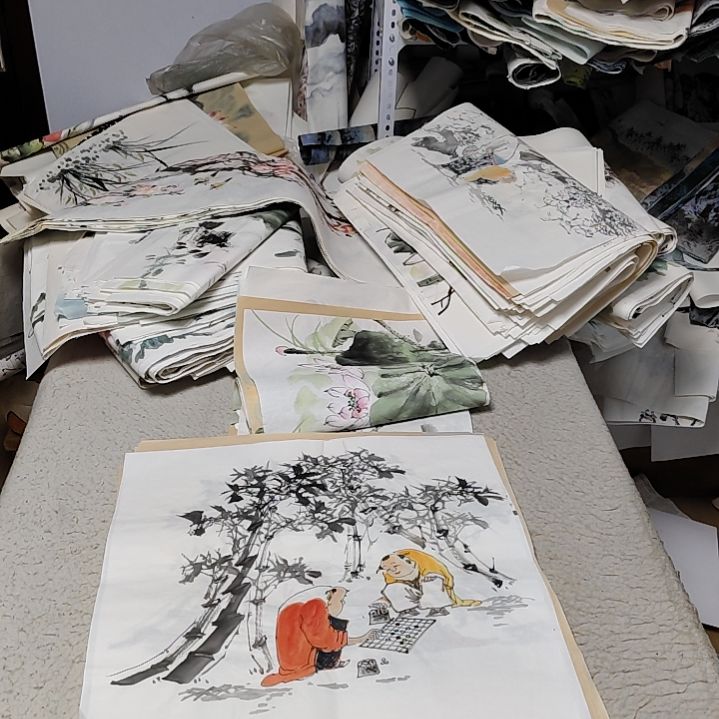 千***里国画落款后台备注