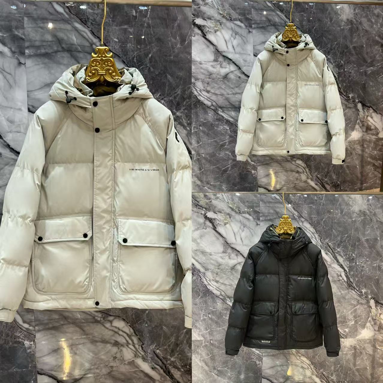 【F】冬季加厚防寒服外套9881【无水洗唛】