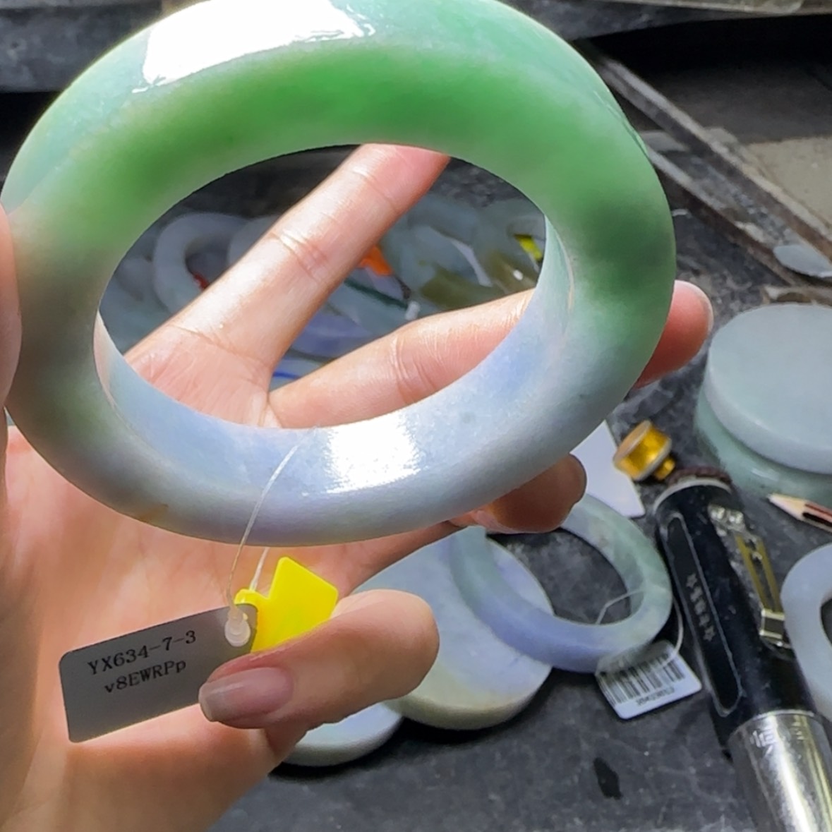 【闪购商品】定制翡翠翡翠ni未镶嵌心*翡翠