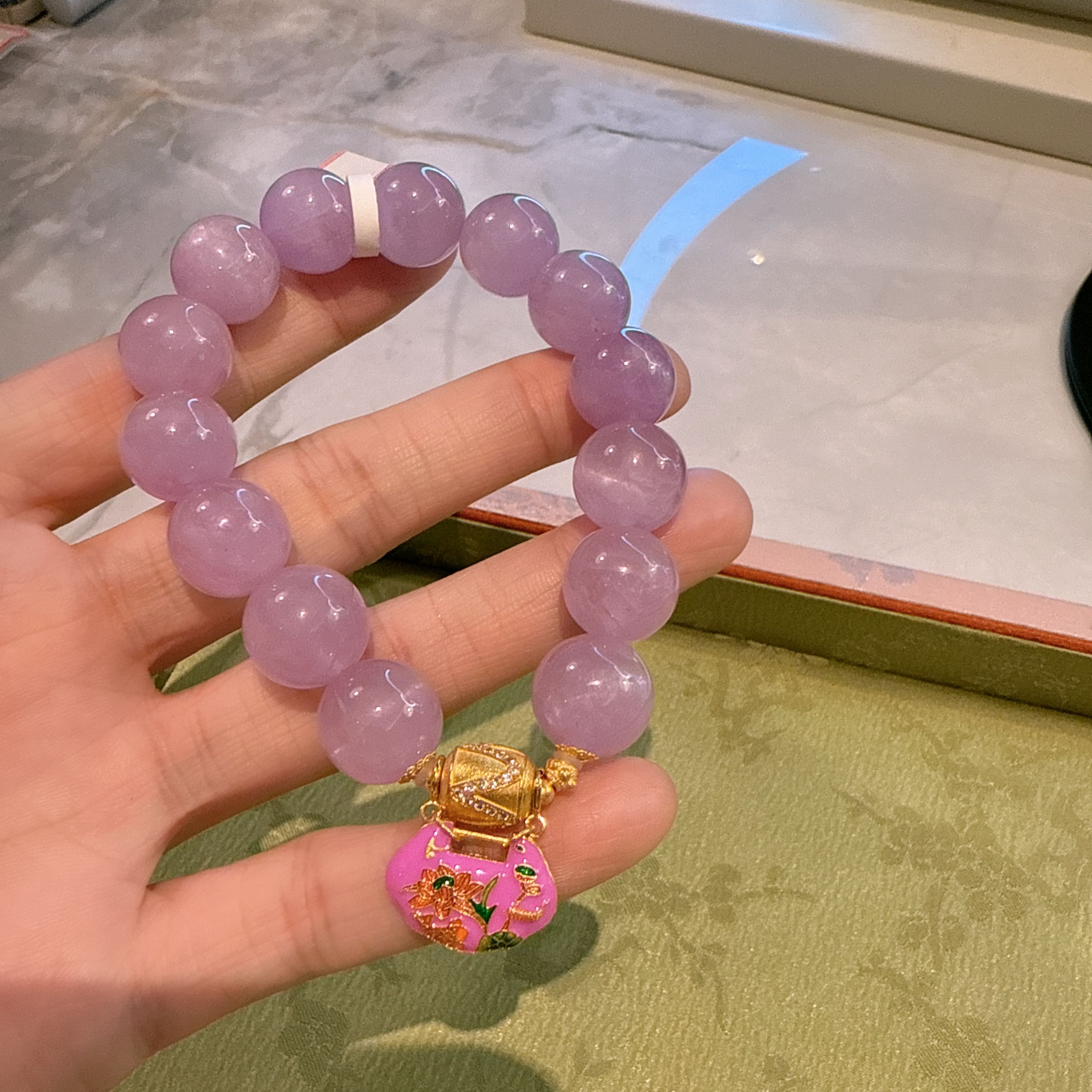 K54锂辉石未镶嵌手串25301