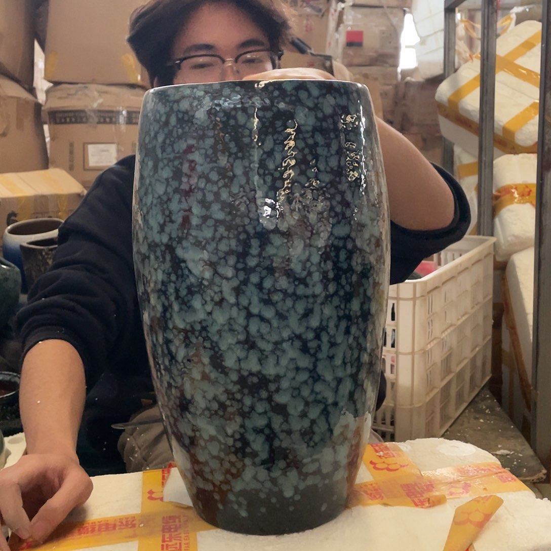 红陶宜兴紫砂花盆