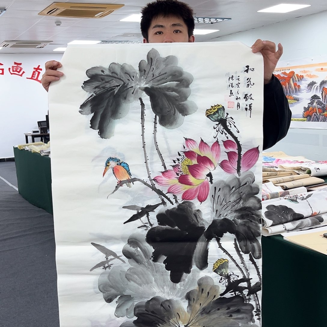 国画国画纯手工作品