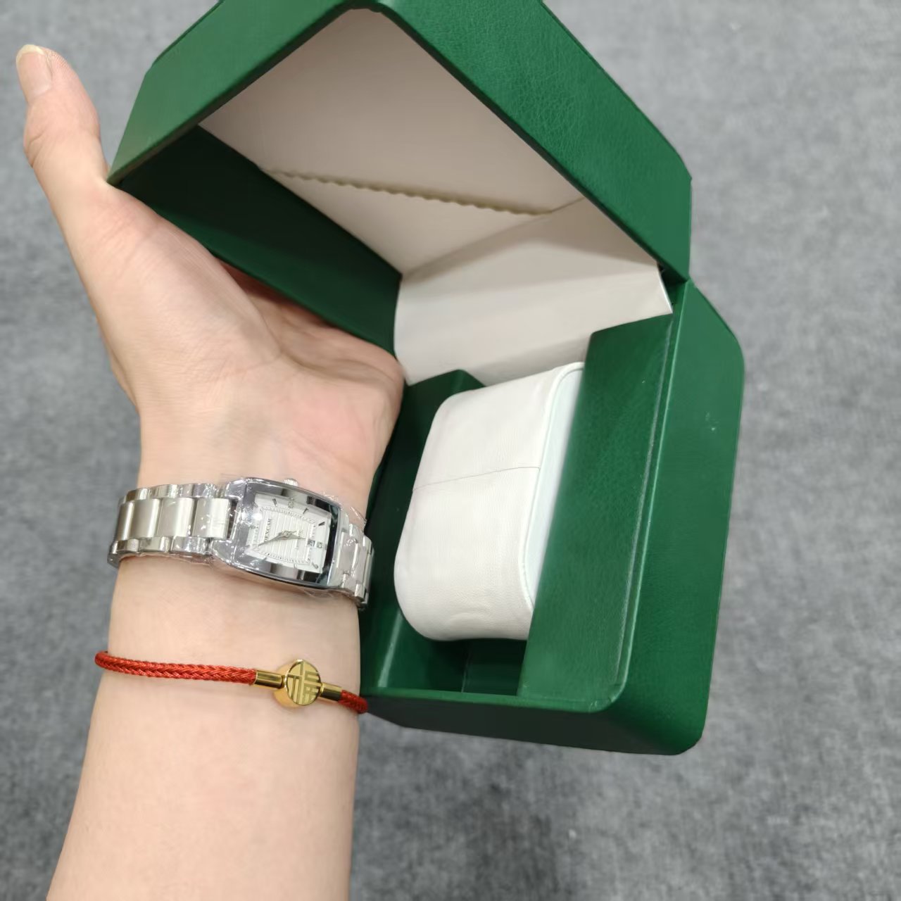 绿色收纳盒  /小/方/