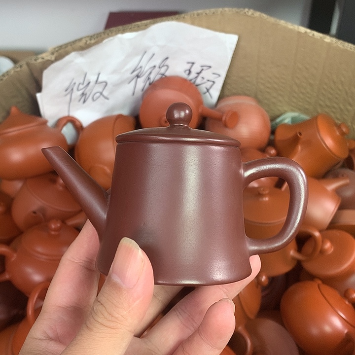 原矿朱泥茶具茶壶家用130