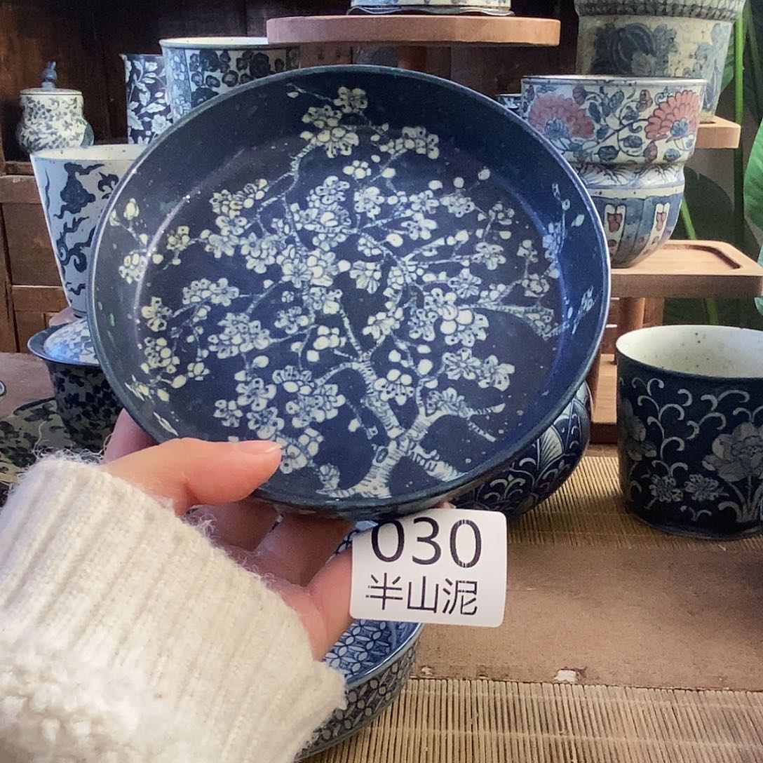 陶手工手绘青花高温陶瓷