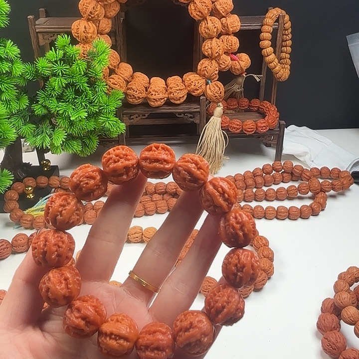 ネ***。手串文玩核桃小核桃5