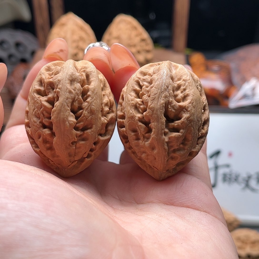 文玩核桃把件关东木子家楸大胖58