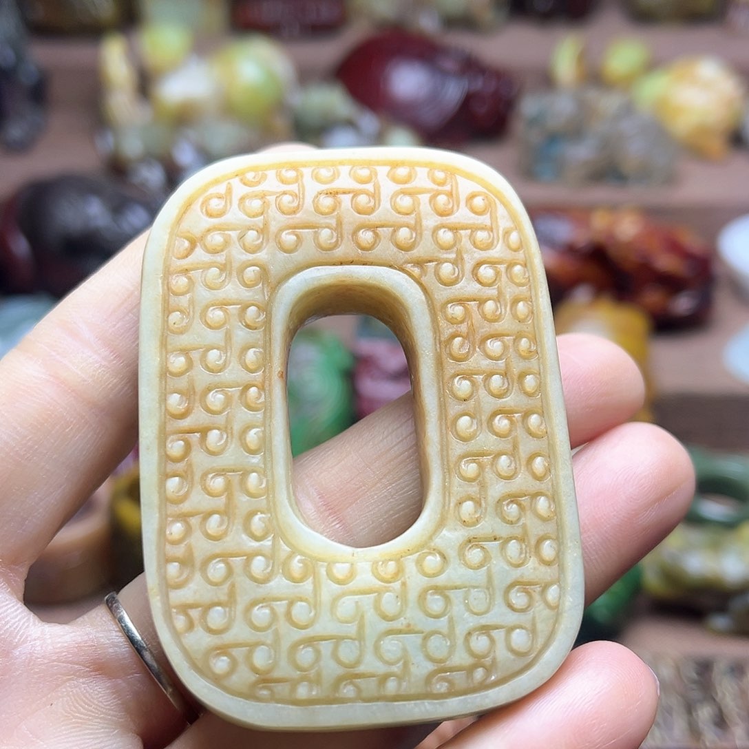 白玉菩提吊坠8。。