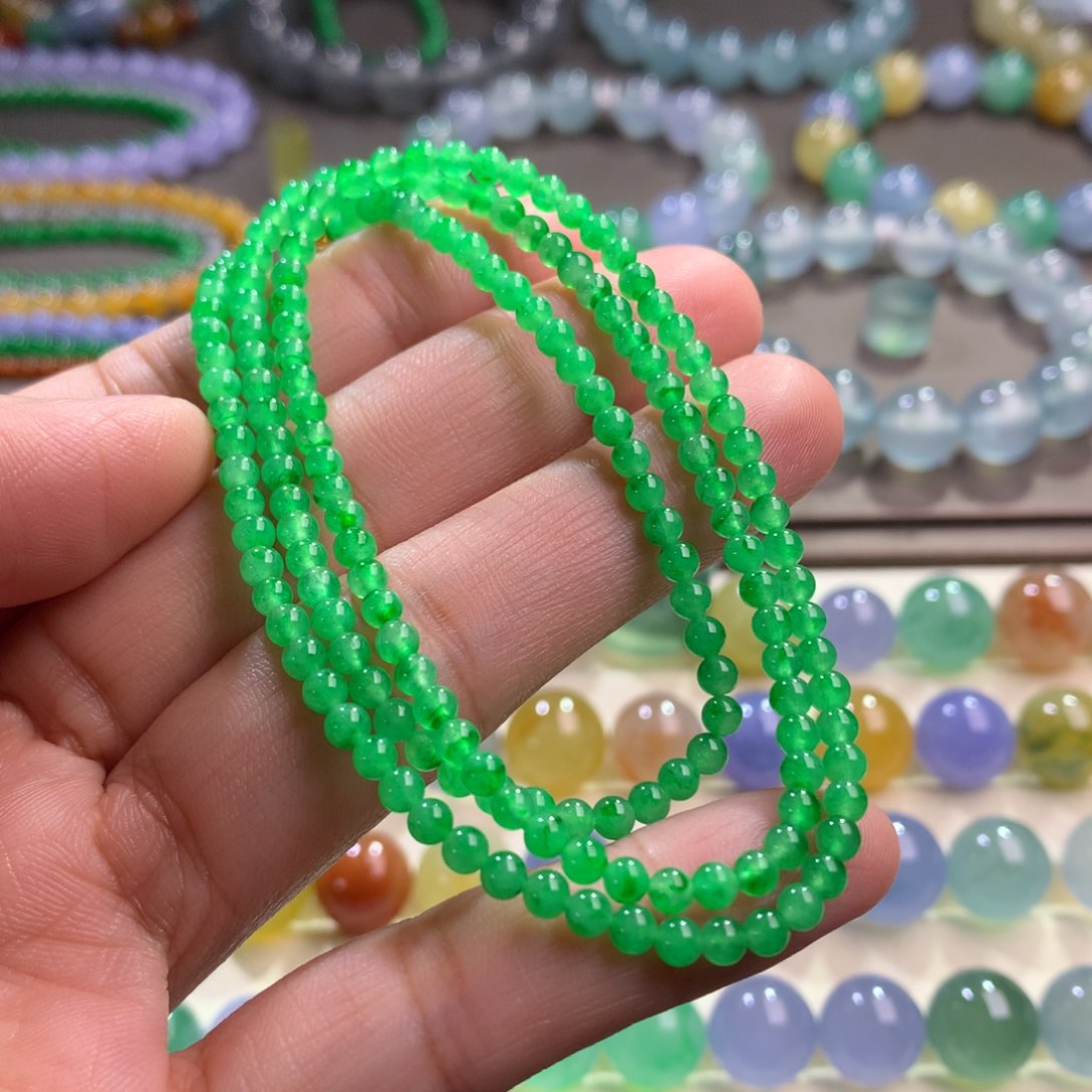 翡翠手链未镶嵌卡3.2