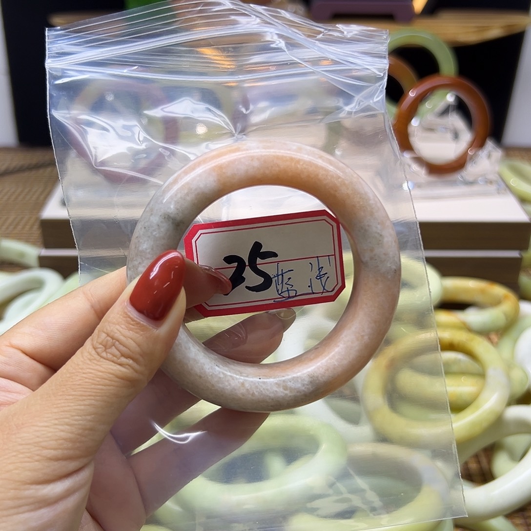 蓝***～岫玉未镶嵌手镯岫