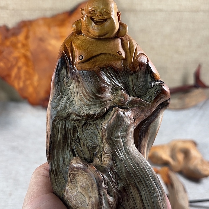 王***群崖柏崖柏雕刻乐乐