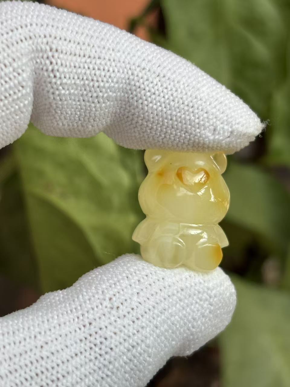 2808天然蜜蜡琥珀小熊16.8x21.5x13mm