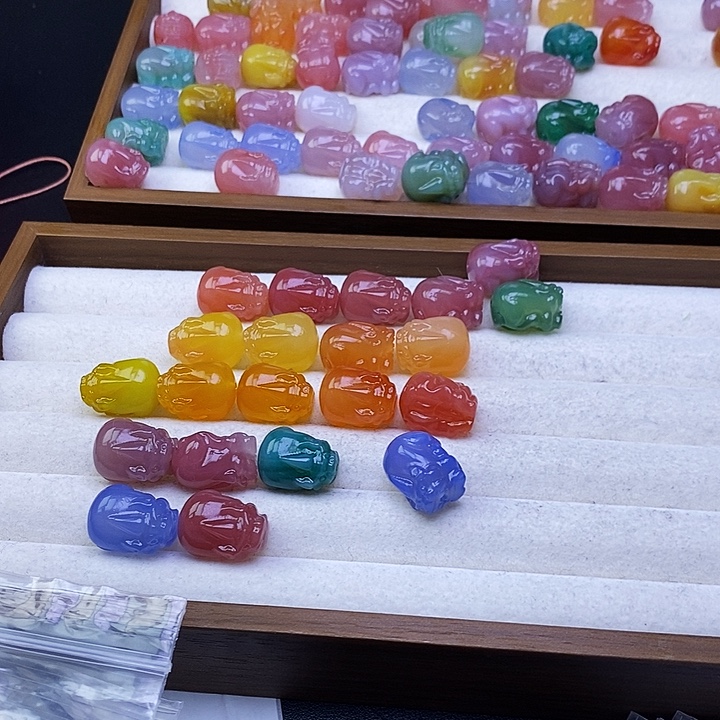 鑫***铺玛瑙/玉髓合金手链手串