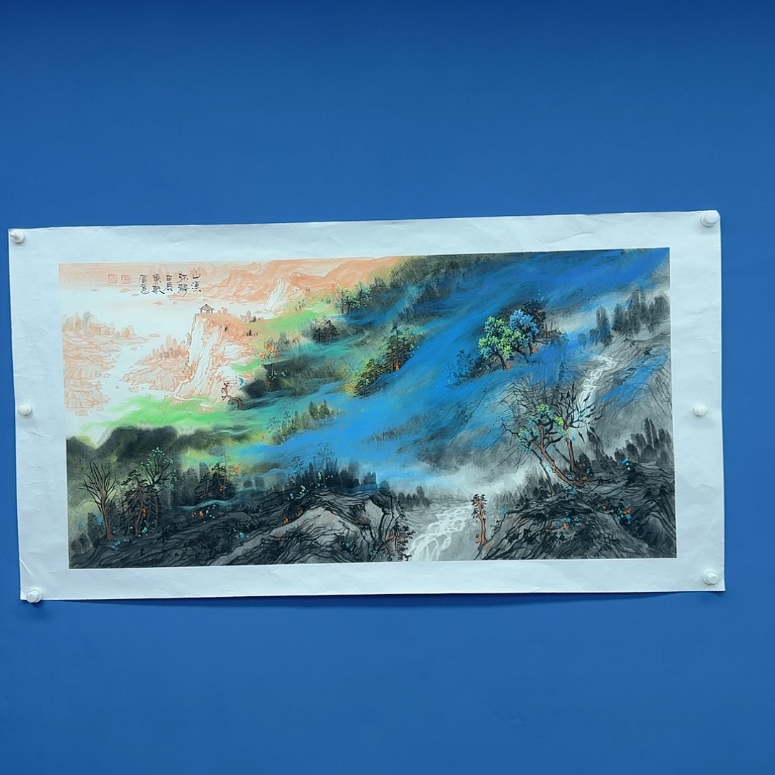 国画多次参加国内外大型