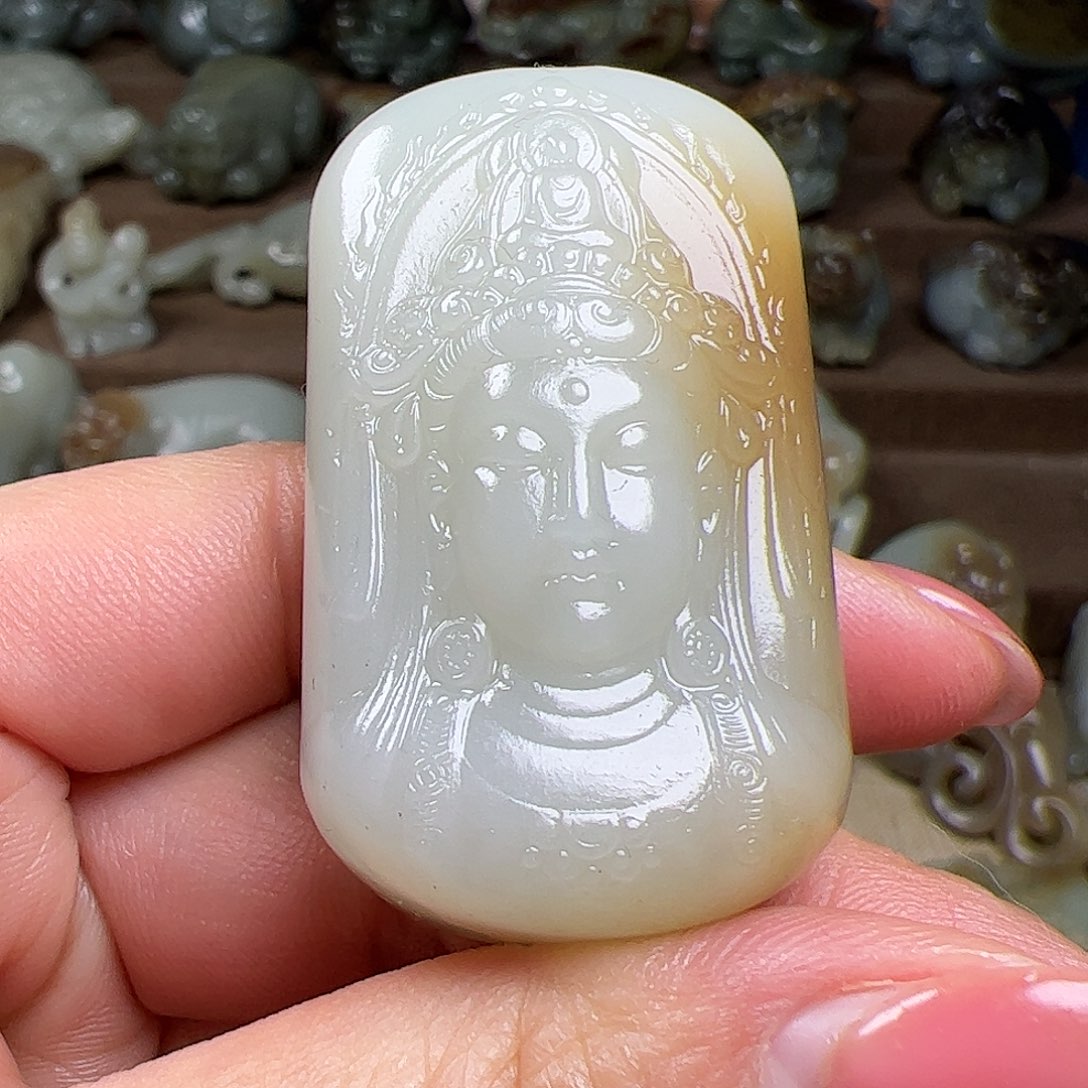 和田玉挂件未镶嵌