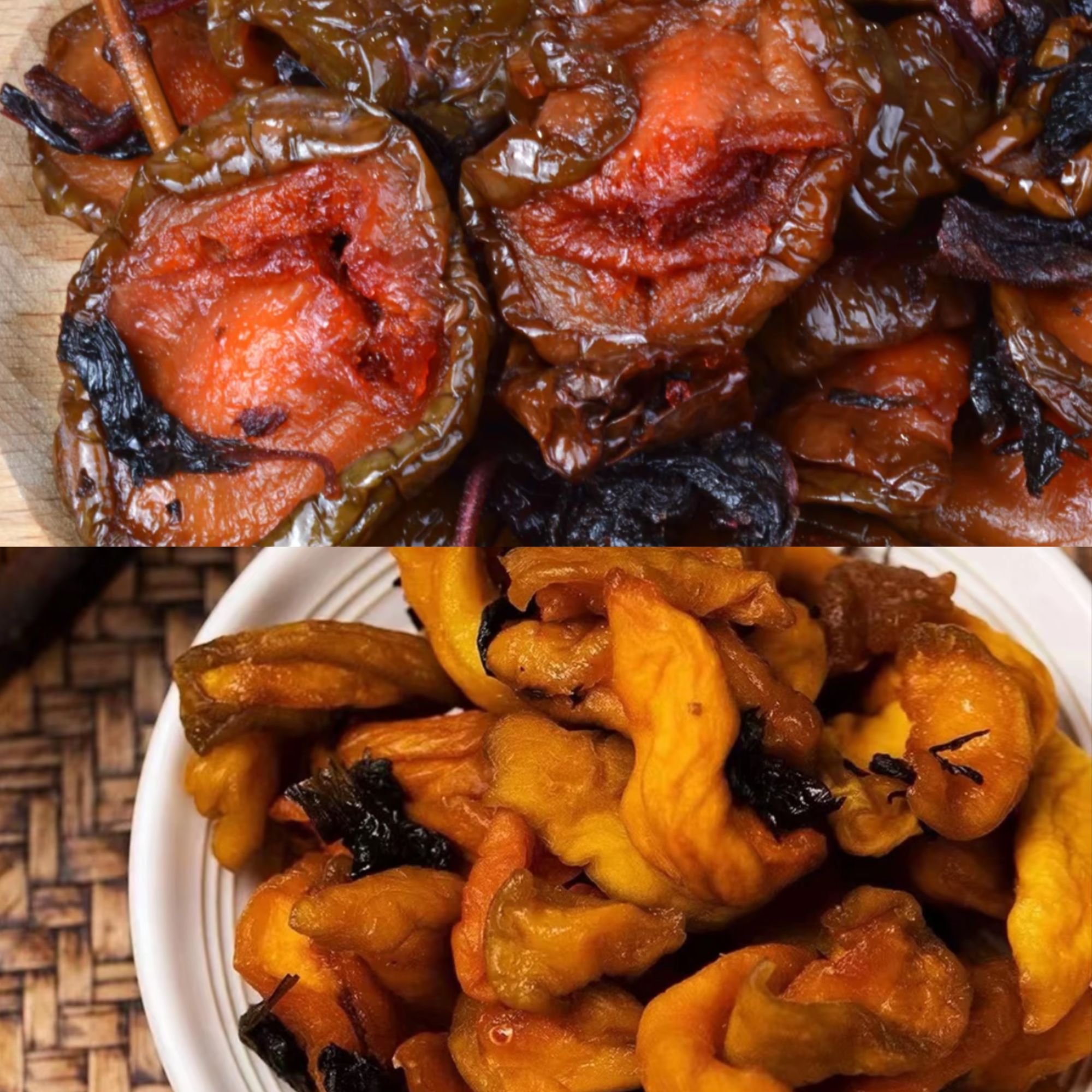 紫苏李干250g+紫苏黄桃250g组合 湖南特产好吃零食茶点开胃即食