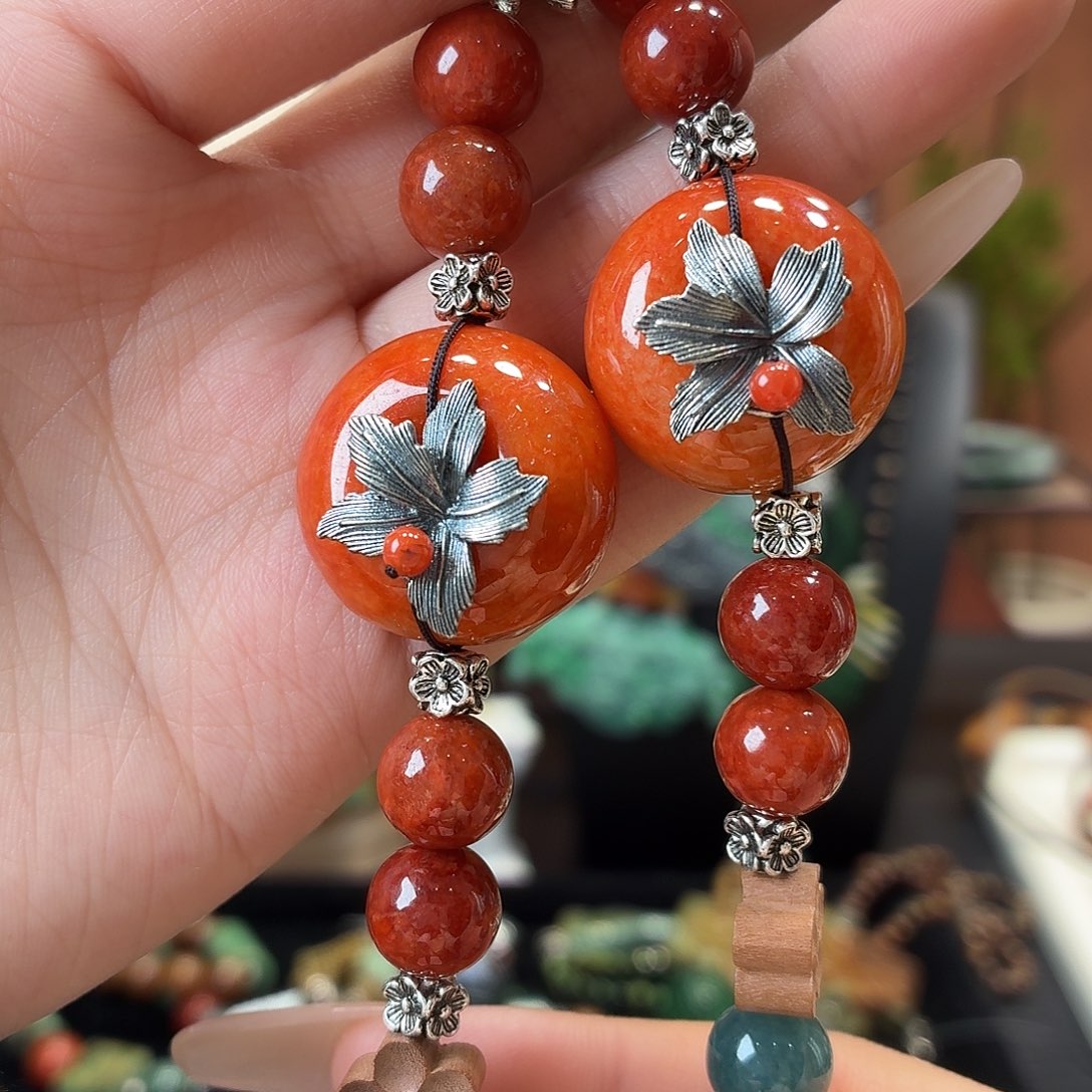 翡翠未镶嵌耳饰多样性发一手串