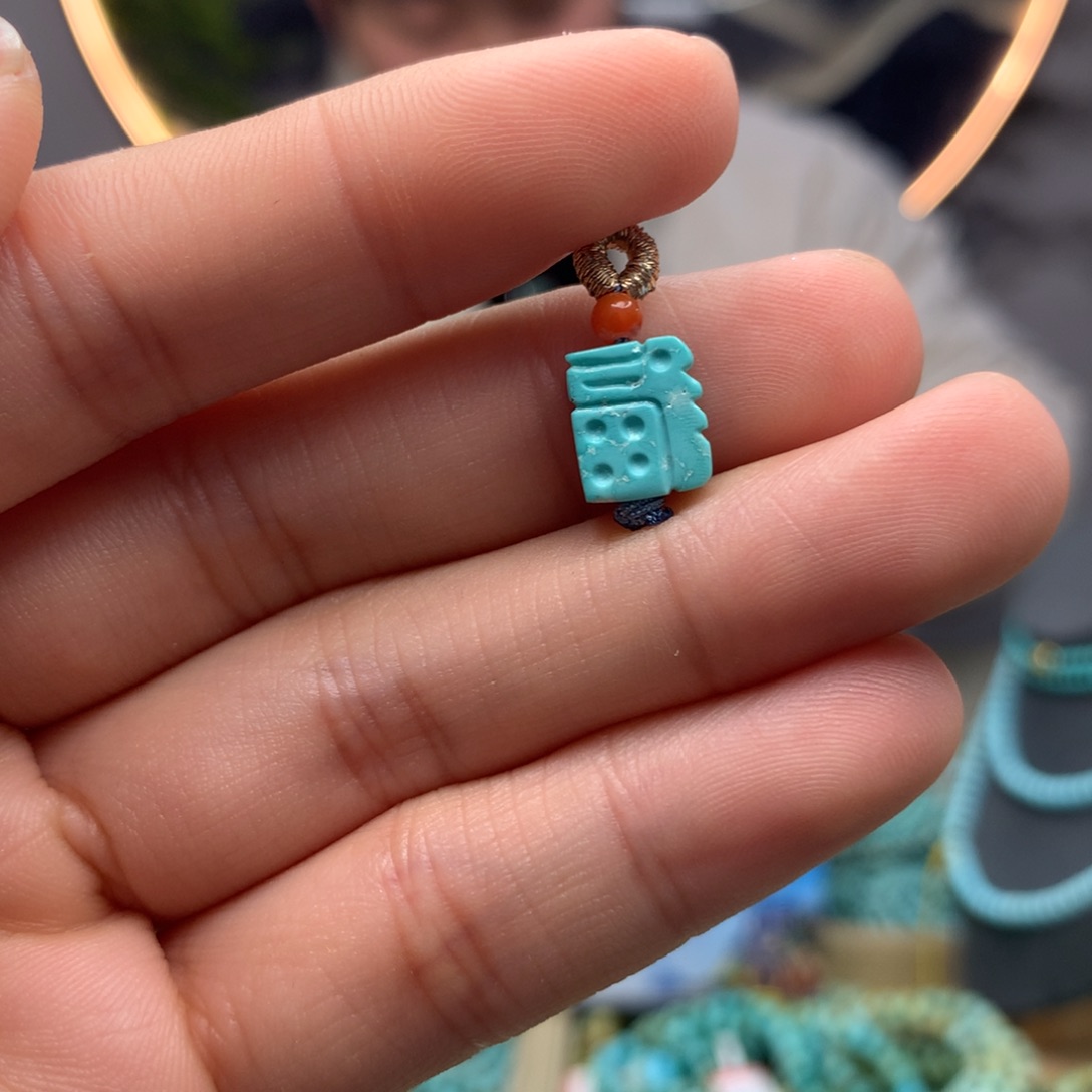 绿松石挂件未镶嵌