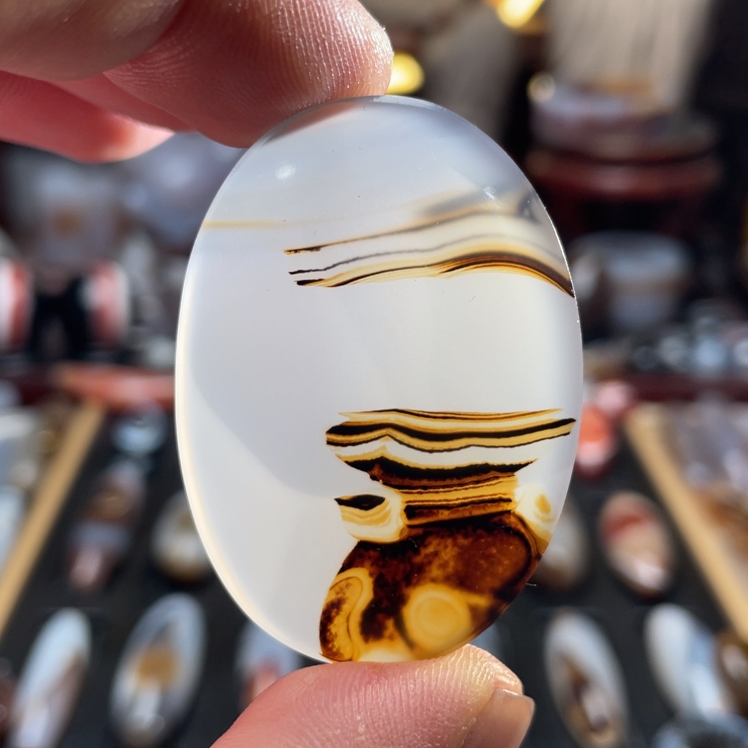 玛瑙/玉髓未镶嵌颈饰