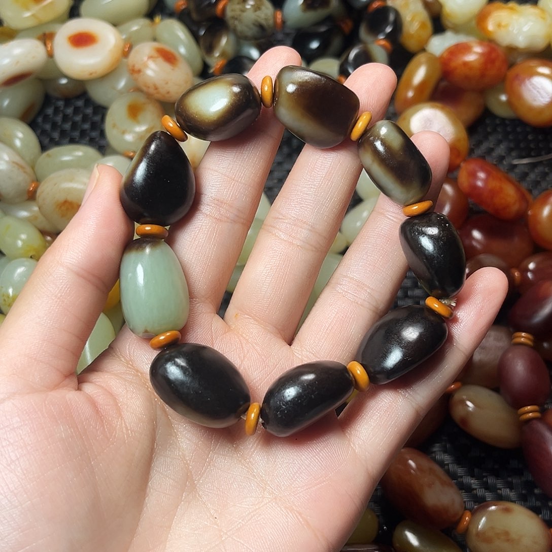 信***鬼手链未镶嵌和田玉