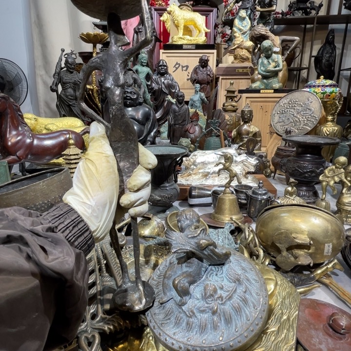 大阪回流铜器摆70