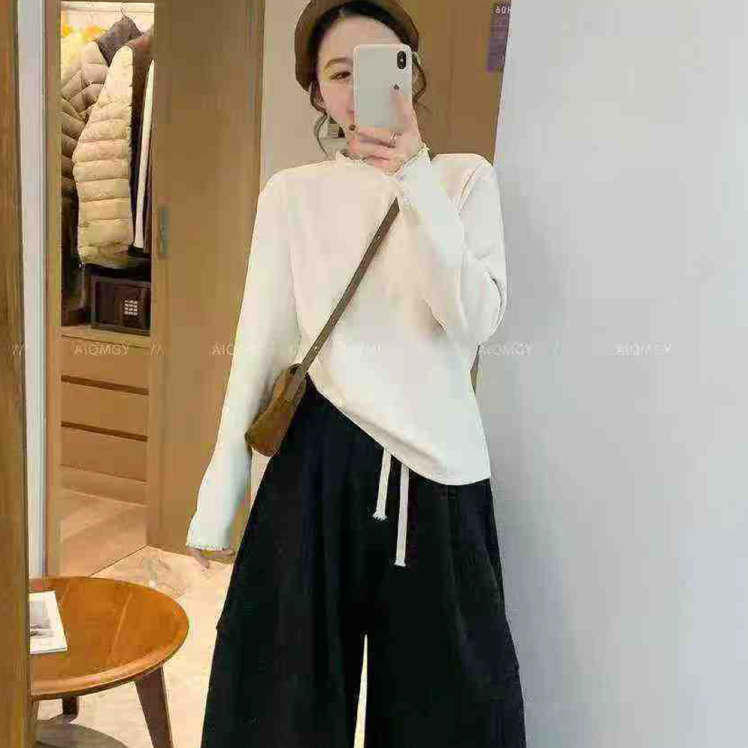 主播自留款双面德荣内搭上衣