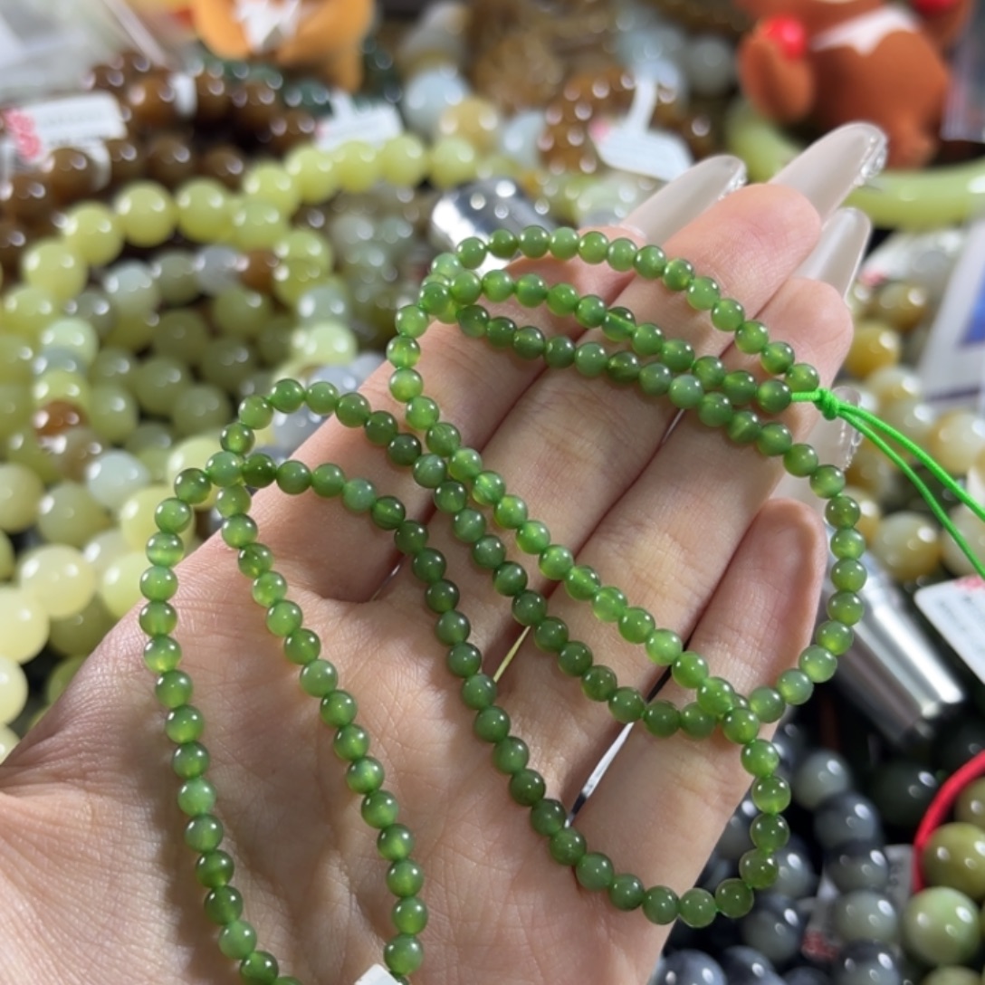 和田玉未镶嵌手链178