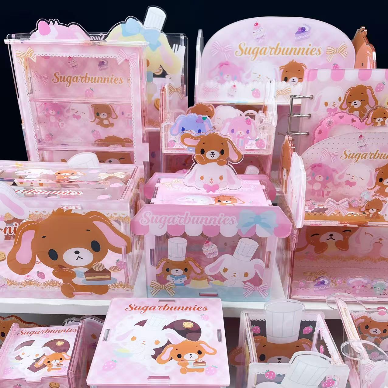 甜品兔亚克力DIY手作本收纳盒周边礼物