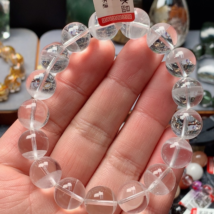 水晶手串未镶嵌天然