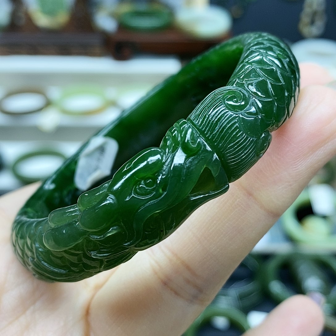 【闪购商品】和田玉（碧玉）手镯未镶嵌