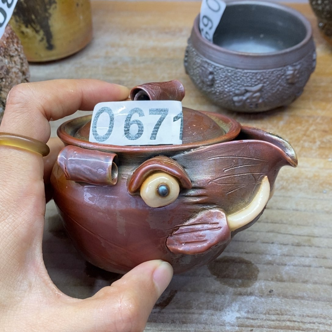 陶园柴烧，精品高货671瑕疵