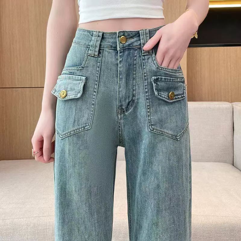 【拉萨服装批批方】女款翡翠绿牛仔裤休闲户外时尚5588