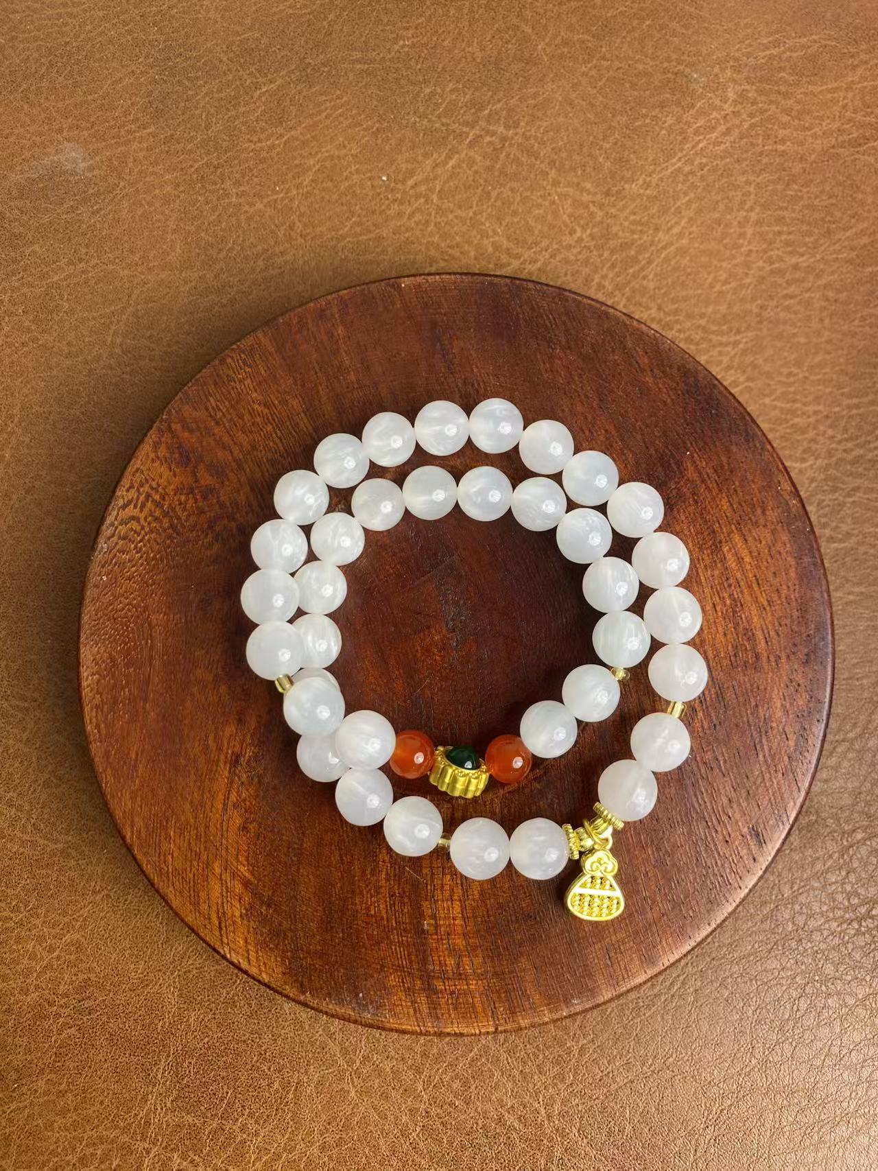 MTYC 038 海云母菩提双圈设计款手串（无礼盒）