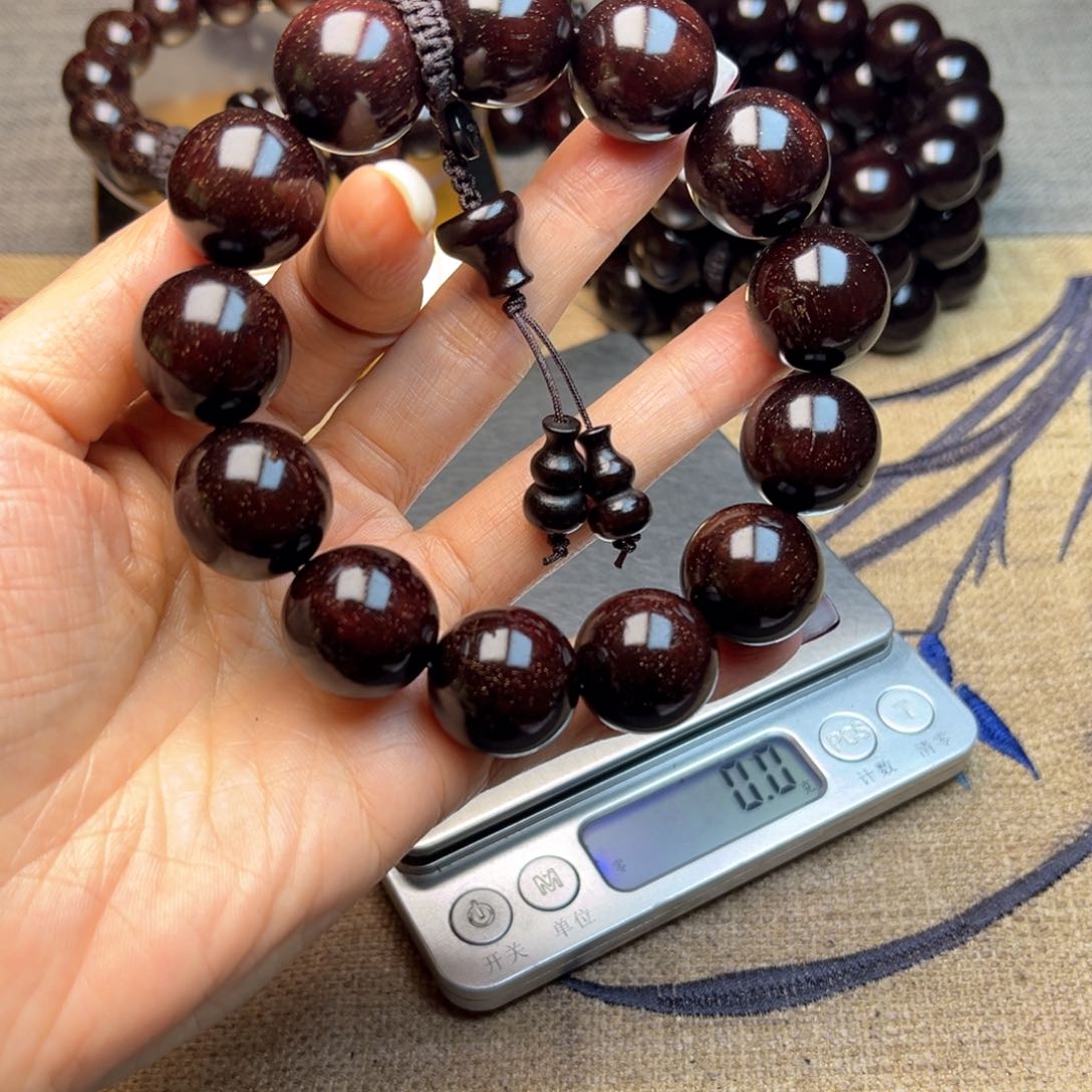 檀香紫檀（小叶紫檀）1.8 13颗满天星