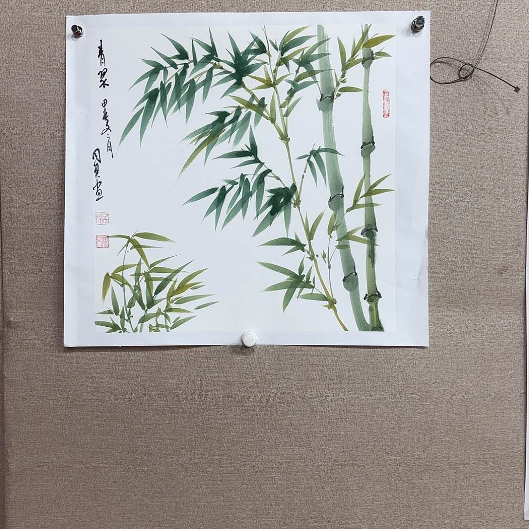 国画吕同贵精品国画参展原作