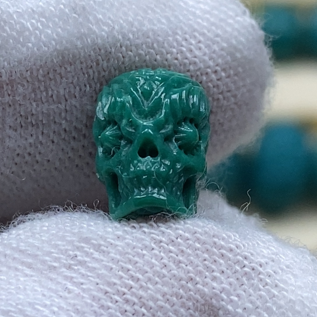 绿松石未镶嵌珠宝奇石7.2mm